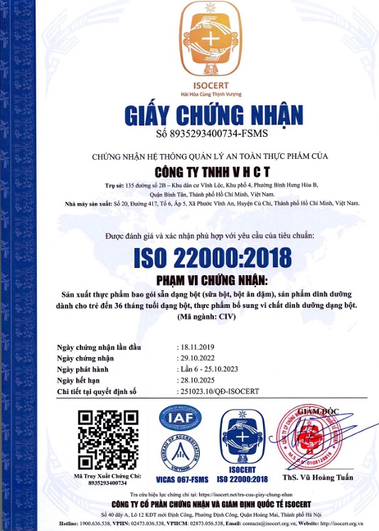 Chứng nhận iso 2023.2024